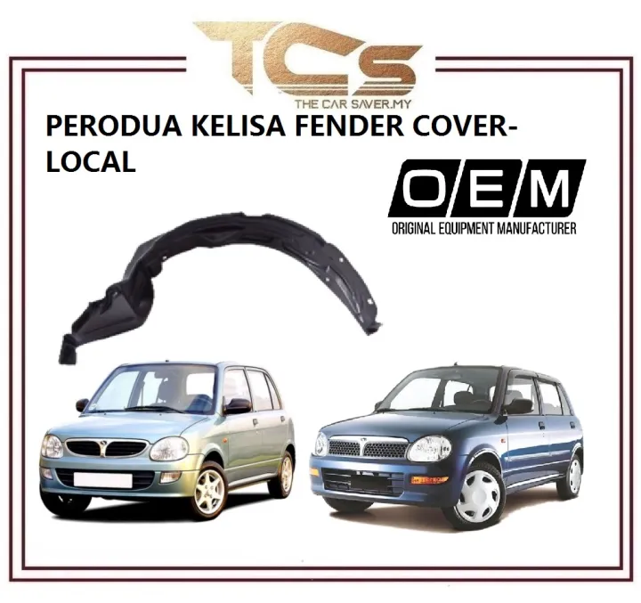 Perodua Kelisa Front Fender Inner Cover/Fender Liner/Daun Pisang Local