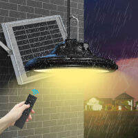 Solar Shed Light 12 ปุ่มรีโมทคอนโทรล Waterproof LED Solar Chandelier สำหรับ Outdoor Garden