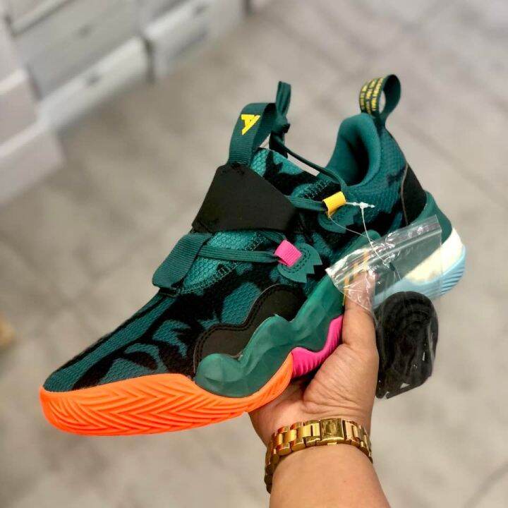 Trae Young Green Orange Basketball Shoes for Men High Quality OEM