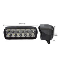 All New เเพค1ชิ้น ไฟสปอร์ตไลท์ 12LED LED SPOT BEAM US 42Watt 12V-85แสงขาว เสริม รถยนต์ มอเตอร์ไซค์