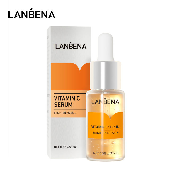 lanbena-เซรั่มวิตามินซี-ปรับผิวให้ขาว-ไวท์เทนนิ่ง-ลดความหมองคล้ำ-จุดด่างดำ-ลดรอยที่เกิดจากสิว-vitamin-c-whitening-serum