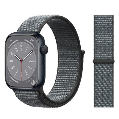 สายนาฬิกาสำหรับสายคาด Apple Watch 44มม. 45มม. 42มม. 41มม. 40มม. 49มม. สายนาฬิกาห่วงไนลอนสายรัดข้อมือ Corirea Watch Series 7 Se 6 5 3 8พิเศษ