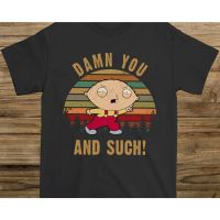 American Cartoon  Family Guy mens 100% cotton round neck short -sleeved T-shirt