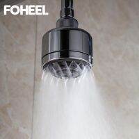 FOHEEL หัวอาบน้ำสปาแบบหมุนได้ห้าเกียร์ติดเพดานประหยัดน้ำหัวฝักบัวแรงดันสูงสำหรับโรงแรมห้องน้ำ