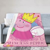 2023 in stock   Peppa Pig Micro Fleece Blanket Flannel Ultra-Soft Warmth Throw Blanket for Sofa Bed in Home，Contact the seller to customize the pattern for free