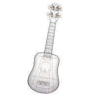 Hawaii Guitarlele Folk Air-Nova Professional Mini Guitar for Basic Player Children