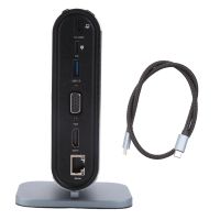 12 in 1 Type C HUB USB 3.0 Vertical Dock Station USB-C Splitter TF Reader Ethernet Adapter 4K PD 100W for Laptop PC