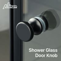 ✘☼ Shower Glass Door Knob Bathroom Round Back-to-Back Handle PullSolid SUS304 Stainless Steel Door Handle 3-16mm Home Hardware