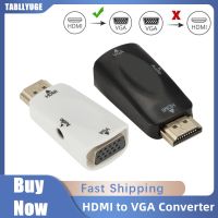 ✸™▤ HDMI-compatible to VGA Cable Converter HD 1080P Male to Female Adapter 3.5mm Jack Audio for TV Box Display Projector PC Laptop