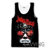 hot【DT】 CAVVING Printed  Judas Priest Band Undershirt Shirts Streetwear for Men/women