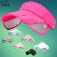 ◘☍◈ Womens golf hats outdoor sports and leisure hats empty top hats with widened pull-out brim sunshade and sun protection hats