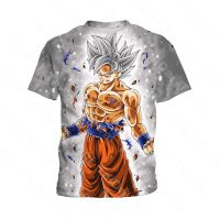 Summer Kids Dragon Ball Boy T-Shirt 3D Print Anime Goku Vegeta T-Shirt Dragon Ball Goku Print