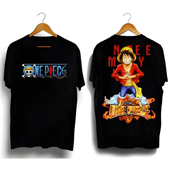 One Piece Anime Shirt Luffy Design Streetwear Oversized Cotton Cartoon  Trendy Tops Tees T Shirts Good
