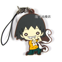 My Hero Academia Japanese anime figure bakugo katsuki OCHACO URARAKA Todoroki Shoto Rubber mobile phone charmskeychainstrap