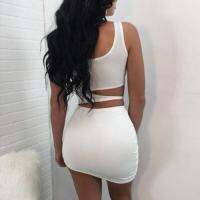 【HOT】✣☸ 2020 New Fashion Bandage Hollow Out Ladies Evening Bodycon Sleeveless Wear