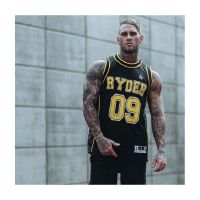 New Basketball Trend Comfortable Fashion Sports Top Moisture Absorption Sweat Sleeveless Wide Shoulder Fitness Running Vest