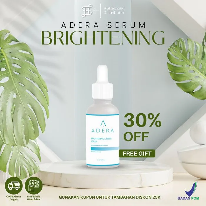 ADERA BRIGHTENNG SERUM Beli 1 Gratis 1 | Adera Serum Wajah Glowing ...