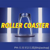 【hot】⊕ ROLLER Tricks Coin into Glass Cup Close Up Street Gimmick Mentalism Penetration