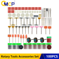 CMCP 100ชิ้นขัดอุปกรณ์เครื่องมือโรตารี่ชุดไฟฟ้ามินิสว่านชุดสำหรับ D Remel ขัดขัดตัดเครื่องมือแกะสลัก