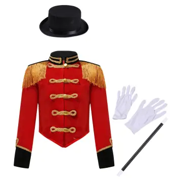 Girls Drum Major Costume Theme Party Marching Band Uniform Cosplay Halloween