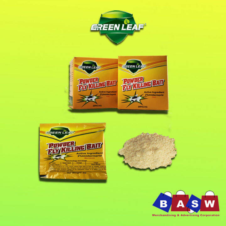 PROMO WITH FREEBIE Effective Green Leaf Powder Cockroach, Ant, Fly