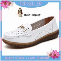 HUSH PUPPIES รองเท้าโลฟเฟอร์ ส้นแบน ขนาดใหญ่ สําหรับผู้หญิง ไซซ์ EU 40 41