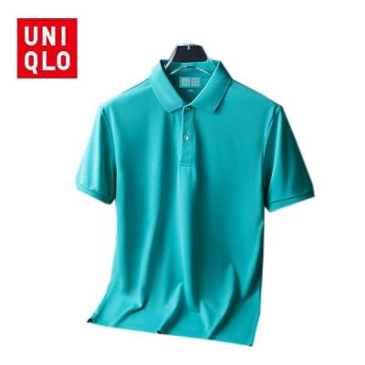 ۞✚▬ พร้อมส่ง UNIQLO เสื้อยืดโปโล แบบนิ่ม ระบายอากาศ แห้งเร็ว ใส่สบาย สําหรับผู้ชาย