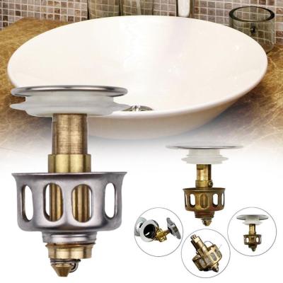 Universal Wash Basin Bounce Drain Filter Strainer Stopper Waste Plug  Shower Floor Bathroom Plug Trap Hair Catcher  by Hs2023