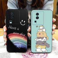 Frosted Silicone Phone Case For VIVO IQOO NEO7/NEO7 SE Shockproof Anti-knock Cover Durable Fashion Design TPU Soft Case