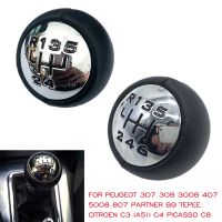 【cw】 For Peugeot 307 308 3008 407 5008 807 Partner B9 Tepee Citroen C3 (A51) C4 Picasso C8 5 / 6 Speed Gear Shift Knob Lever Handball 【hot】