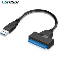 สายเคเบิ้ล Sata Usb Sata 3 To Usb 3.0ตัวเชื่อมต่อสายไฟคอมพิวเตอร์ Usb 2.0สายอะแดปเตอร์ Sata รองรับฮาร์ดไดรฟ์ Ssd Hdd 2.5นิ้ว