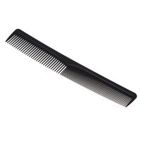 Carbon fiber barber comb in high gloss 18,2x3cm Black