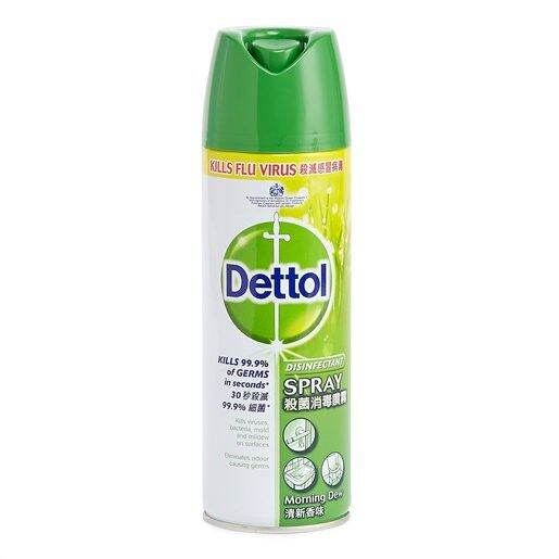 Dettol Disinfectant Spray Morning Dew (Green) 450ml Lazada