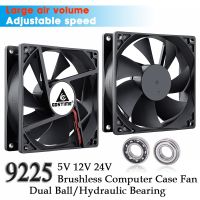 Gdstime DC 5V 12V 24V 48V 90mm Computer Cooler Fan 92x25MM PC Case CPU Brushless Cooling Fan Hydraulic/Dual Ball 9CM Radiator Cooling Fans