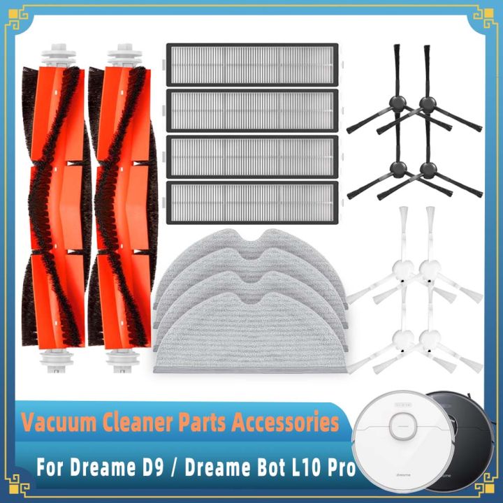For Dreame D9 Max Bot L10 Pro Accessories Hepa Filter Mop Cloth Side Brush  Robot Trouver LDS Finder Vacuum Cleaner Parts 