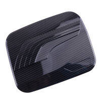 Carbon Fiber Style ABS Left Rear Fuel Oil Gas Tank Box Cap Cover Trim Fit for Toyota RAV4 Hybrid Adventure Prime 2021