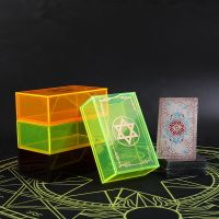 Crystal Gift Box Luxury Set Gold Foil Tarot Hot Stamping Waterproof and Wear-resistant Chess Board Game Card Divination Chess