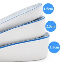 2pcs Shoe Insoles Breathable Half Insole Heighten Heel Insert Sport Shoes Pad Cushion Unisex 1.5 3.5cm Height Increase Insoles