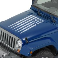 Hood Stickers For Jeep Car Vinyl Decal Tuning Car Jeep Compass Wrangler JK JL TJ Essories  Auto Hood Decorative Decal