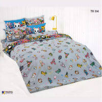 Toto ชุดผ้าปูที่นอน 3.5ฟุต ไม่รวมผ้านวม (ชุด3ชิ้น) ลาย TOKIDOKI โทกิโดกิ รหัส TK04