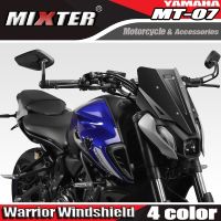 Motorcycle Accessories Aluminum Touring Sports Warrior Windshield Windscreen Kit Deflector For YAMAHA MT-07 MT07 2021 2022 MT 07