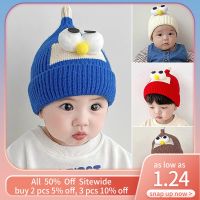 【YD】 Cartoon Baby Beanie Warm Woolen Toddler Knitted Hat Korean Boy Crochet Bonnet Newborn Skullies Cap