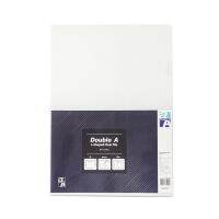 [สีใส] Double A PP L-File แฟ้มซองเอกสารชั้นเดียว ขนาด A4 [แพ็ค 12 ชิ้น]