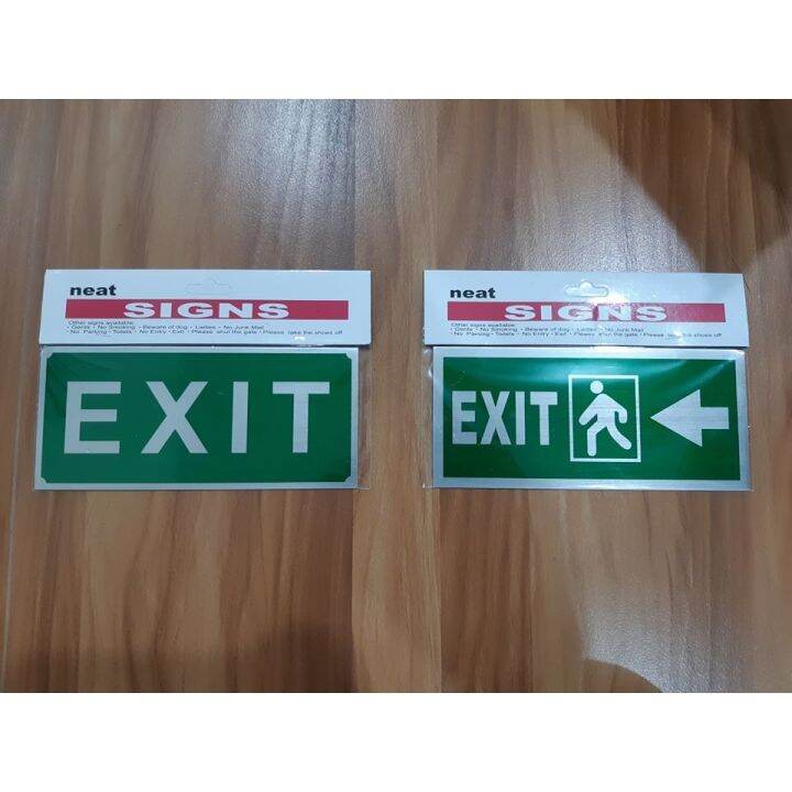 Exit Signage / Exit Sign / Building Exit Signage / Exit Sign with Arrow