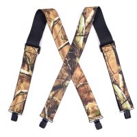 OLOME Vintage 120ซม. X 5ซม. กว้าง Suspenders Man S Braces ชายกลางแจ้งสายรัด Bretelles Suspensorio กางเกง Camo