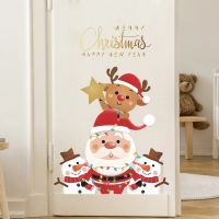Christmas Home Decoration Products / Santa Window Sticker Wall Sticker / DIY Wall Sticker for Christmas Window Decoration / Merry Christmas Home Decor Accessories