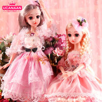 UCanaan BJD Doll 14 SD Dolls 18inch 18 Ball Jointed Dolls with Clothes Outfit Shoes Wig Hair Makeup Best Gift for Girls