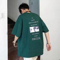 เสื้อยืด ฮิปฮอป พิมพ์ตัวอักษร แขนสั้น S-8XL