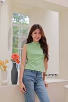 Gi-ants​ เสื้อยืด คอเต่าแขนกุด ผ้า Cotton​ พรีเมี่ยม CARDIGAN_NISTA