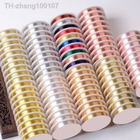 0.2-1mm Silver Gold Copper Wire For Jewelry Making Bracelet Necklace DIY Colorfast Beading Wire Jewelry Cord String Craft